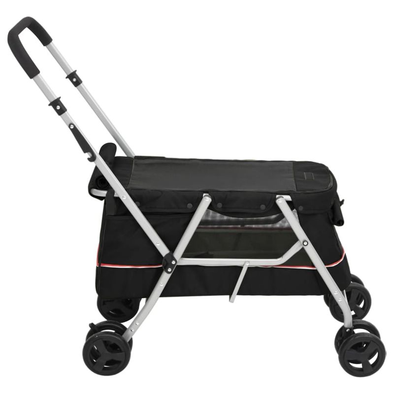 vidaXL poussette pour chien Tissu