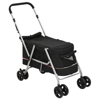 vidaXL poussette pour chien Tissu