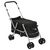 vidaXL poussette pour chien Tissu