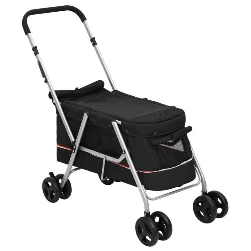 vidaXL poussette pour chien Tissu