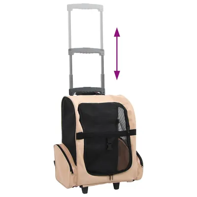 vidaXL chariot pour animaux de compagnie Métal
