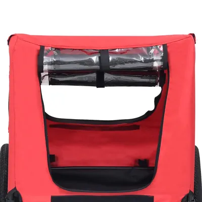 vidaXL remorque de vélo pour animaux de compagnie Acier vidaXL remorque de vélo pour animaux de compagnie Acier