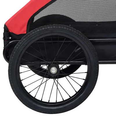 vidaXL remorque de vélo pour animaux de compagnie Acier vidaXL remorque de vélo pour animaux de compagnie Acier