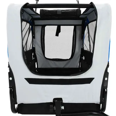 vidaXL remorque de vélo pour animaux de compagnie Tissu vidaXL remorque de vélo pour animaux de compagnie Tissu