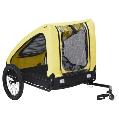 vidaXL remorque de vélo pour animaux de compagnie Acier