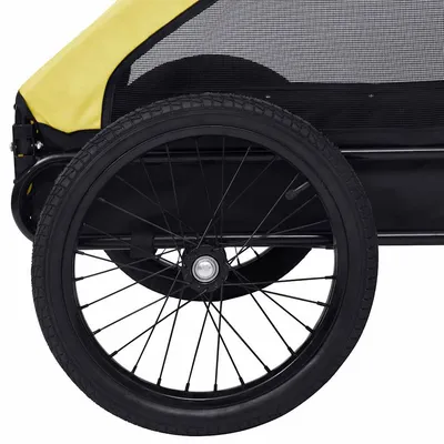 vidaXL remorque de vélo pour animaux de compagnie Acier