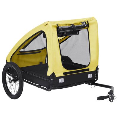 vidaXL remorque de vélo pour animaux de compagnie Acier