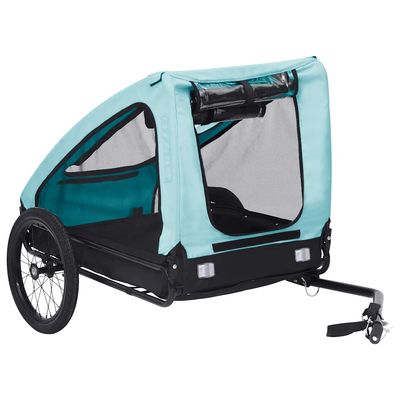 vidaXL remorque de vélo pour animaux de compagnie Acier
