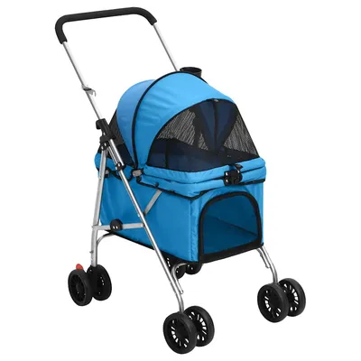 vidaXL poussette pour chien Tissu vidaXL poussette pour chien Tissu