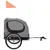 vidaXL remorque de vélo pour animaux de compagnie Tissu