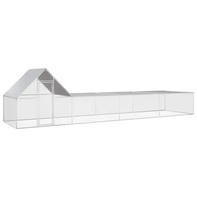 vidaXL poulailler Acier