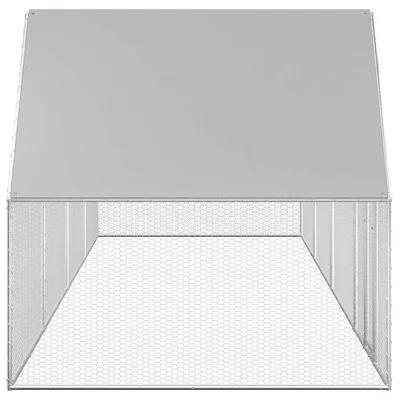 vidaXL poulailler Acier