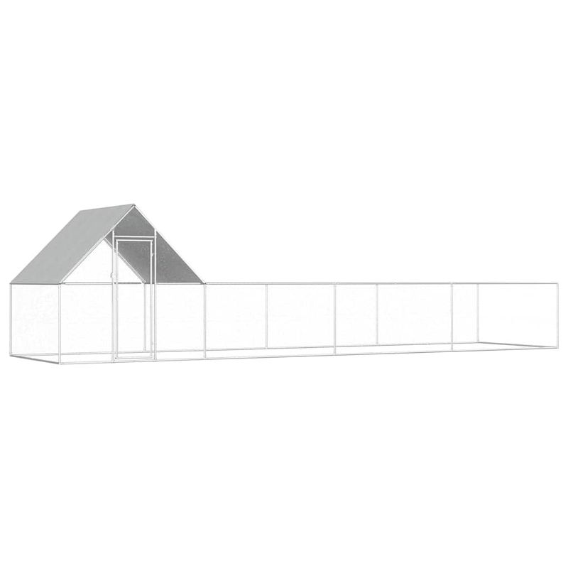 vidaXL poulailler Acier
