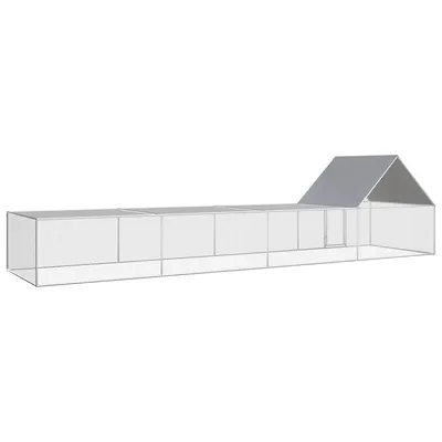 vidaXL poulailler Acier