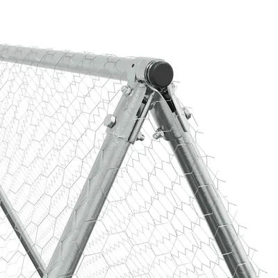 vidaXL cage à poules Acier