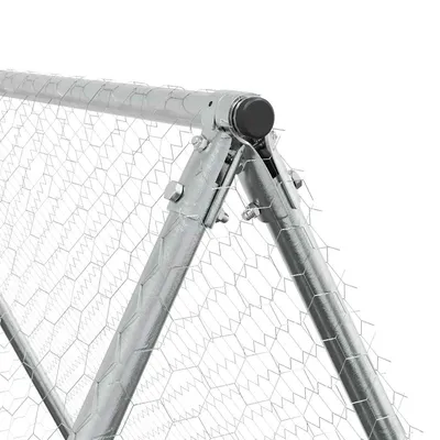 vidaXL cage à poules Acier