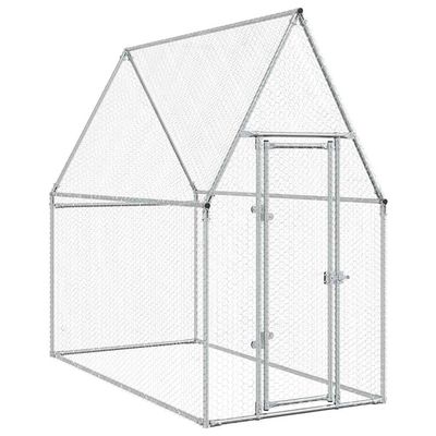 vidaXL cage à poules Acier