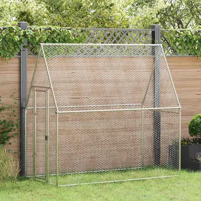 vidaXL cage à poules Acier