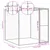 vidaXL cage pour chat Acier