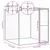 vidaXL cage pour chat Acier