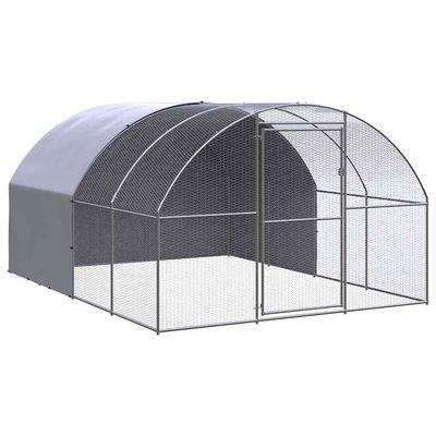 vidaXL poulailler Acier