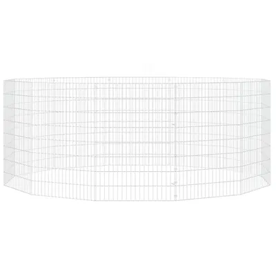 vidaXL enclos pour animaux Fer