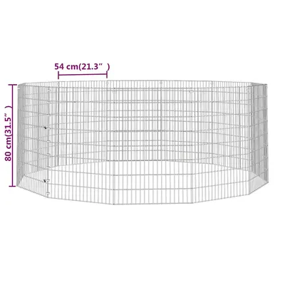 vidaXL enclos pour animaux Fer vidaXL enclos pour animaux Fer