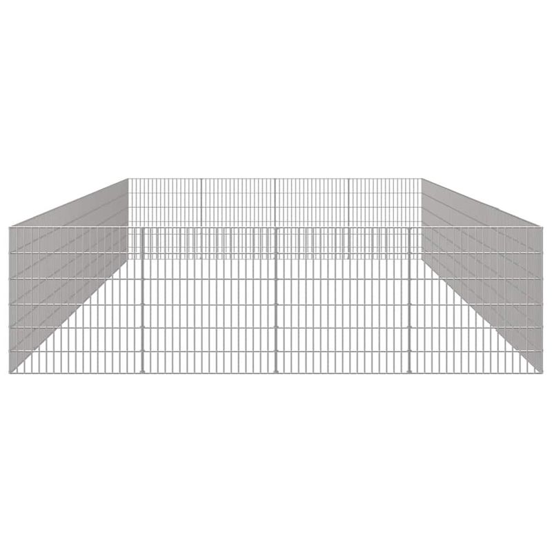 vidaXL enclos pour animaux Fer