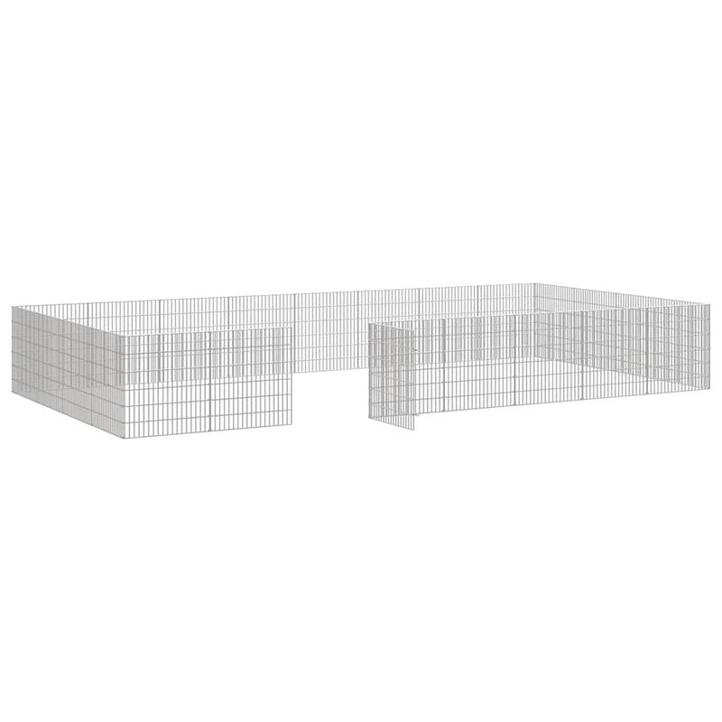 vidaXL enclos pour animaux Fer