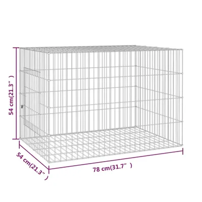 vidaXL cage à lapin Fer vidaXL cage à lapin Fer