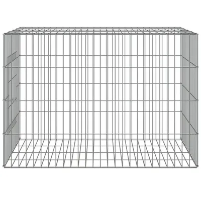 vidaXL cage à lapin Fer