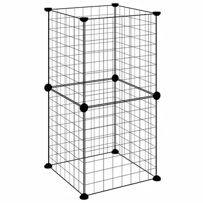 vidaXL cage pour animaux de compagnie Acier vidaXL cage pour animaux de compagnie Acier