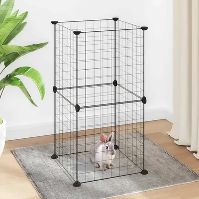 vidaXL cage pour animaux de compagnie Acier vidaXL cage pour animaux de compagnie Acier