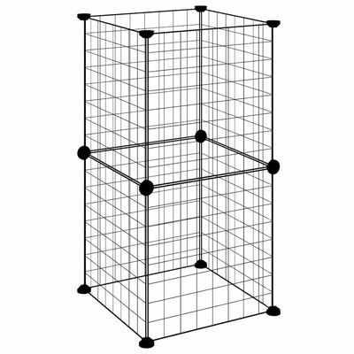 vidaXL cage pour animaux de compagnie Acier