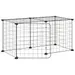 vidaXL cage pour animaux de compagnie Acier