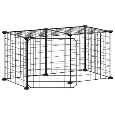 vidaXL cage pour animaux de compagnie Acier vidaXL cage pour animaux de compagnie Acier