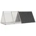 vidaXL cage pour lapins Acier