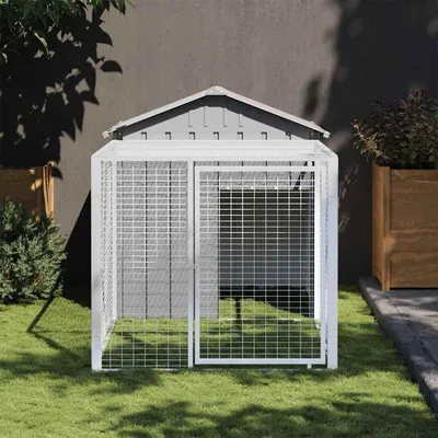 vidaXL cage à poulet Acier