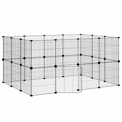 vidaXL cage pour animaux de compagnie Acier vidaXL cage pour animaux de compagnie Acier