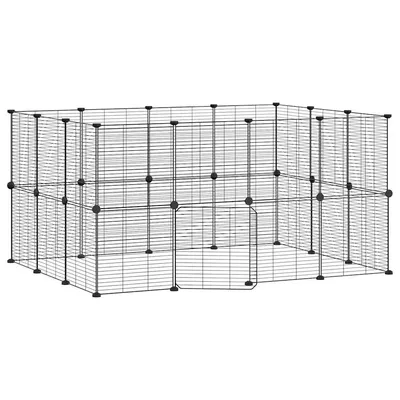 vidaXL cage pour animaux de compagnie Acier