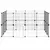 vidaXL cage pour animaux de compagnie Acier