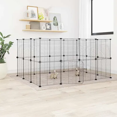 vidaXL cage pour animaux de compagnie Acier