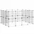 vidaXL cage pour animaux de compagnie Acier