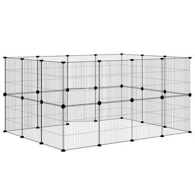 vidaXL cage pour animaux de compagnie Acier vidaXL cage pour animaux de compagnie Acier
