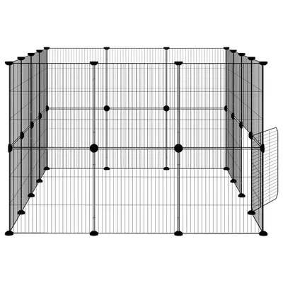 vidaXL cage pour animaux de compagnie Acier