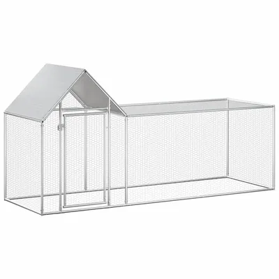 vidaXL poulailler Acier