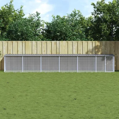 vidaXL cage à poules Acier