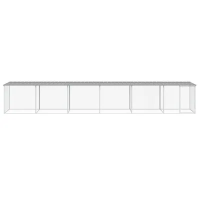 vidaXL cage à poules Acier