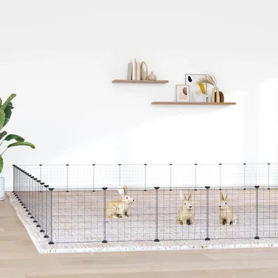 vidaXL cage pour animaux de compagnie Acier vidaXL cage pour animaux de compagnie Acier