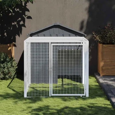 vidaXL cage à poulet Acier